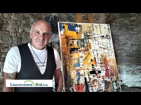 immagine di anteprima del video: Video mostra di pittura ''Impatti'' di Mimmo Busiello...